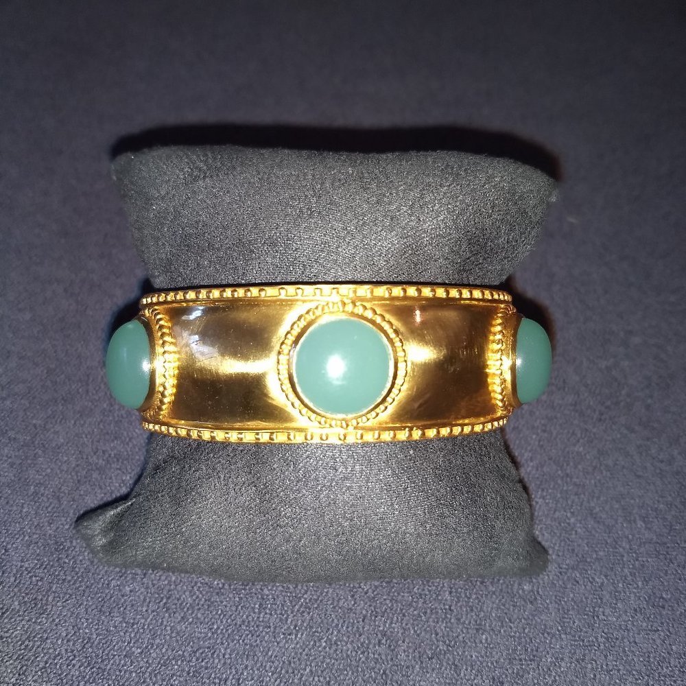 Julie Vos Aqua Blue Chalcedony Bangle